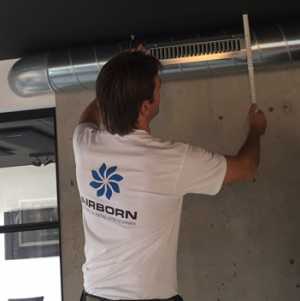Airborn • Klimaattechniek • Airconditioning • Ventilatie Logo