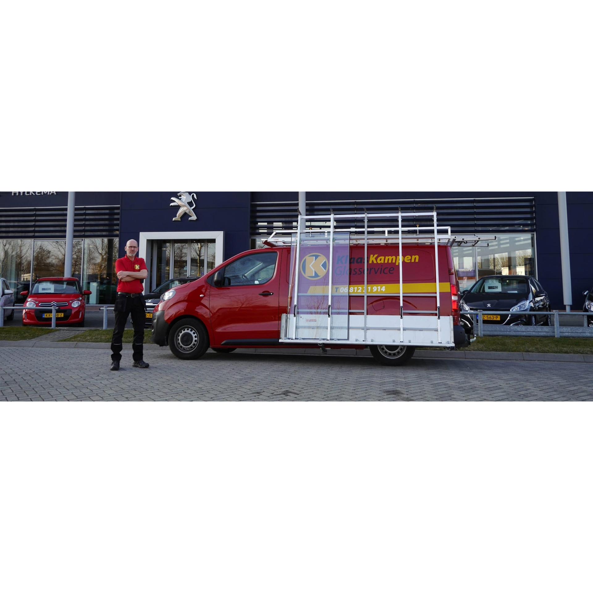 Klaas Kampen | Glasservice Sneek Logo