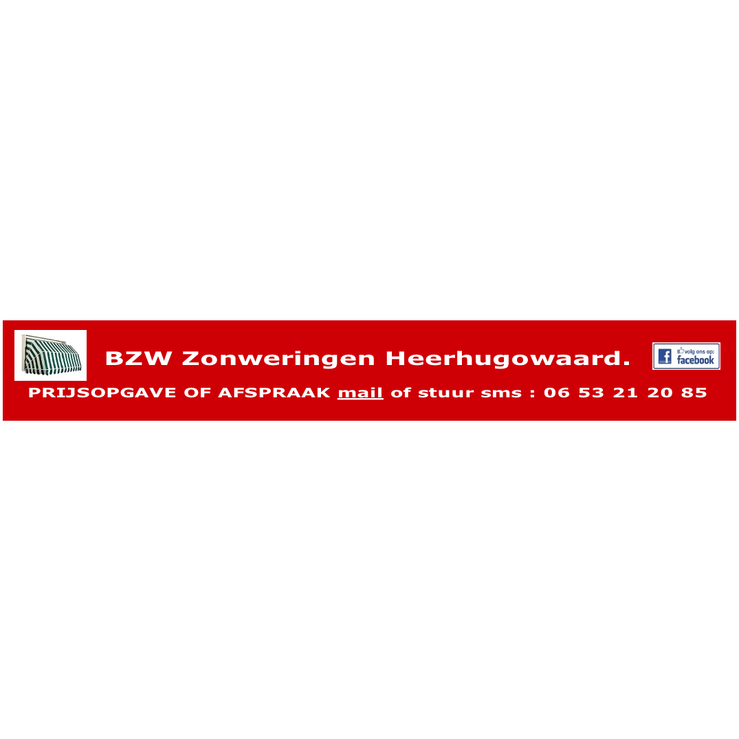B.Z.W. Zonweringen Logo