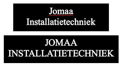 Jomaa Installatietechniek Logo