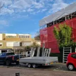 schoonmaken gevels kunststof, mos, bestrating , vochtdoorslag Afbeelding 1