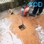 Afvoerput in tuin verstopt Afbeelding 1