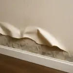 Behandeling opstijgend vocht achter loslatend behang Afbeelding 1