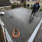 Nieuwe bitumen laag gelegd Afbeelding 1