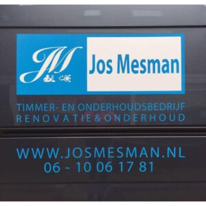 Jos Mesman timmer en onderhoud