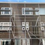 Bij dit project hebben we de bestaande voegen uitgehakt Afbeelding 1