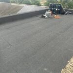 Nieuwe bitumen dak onderlaag, Toplaag Afbeelding 1