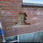 Herstel metselwerk en scheuren in gevel Afbeelding 1