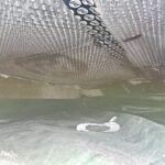 Vloerisolatie vanuit de kruipruimte met Pif isolatie Afbeelding 1