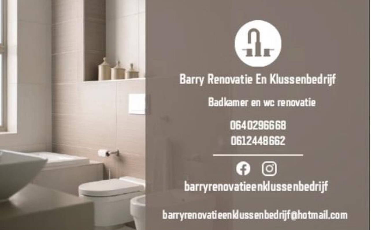 Barry renovatie en klussenbedrijf Logo